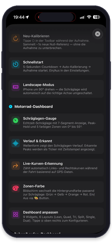 MotionRecord: Lean Angle from the Gyroscope – Computed from your smartphone's IMU sensor data